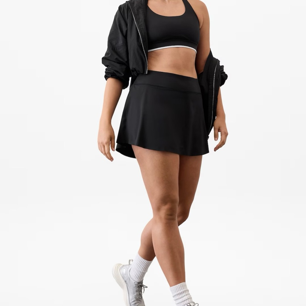 Athleta Ace Tennis black skort 13.5”